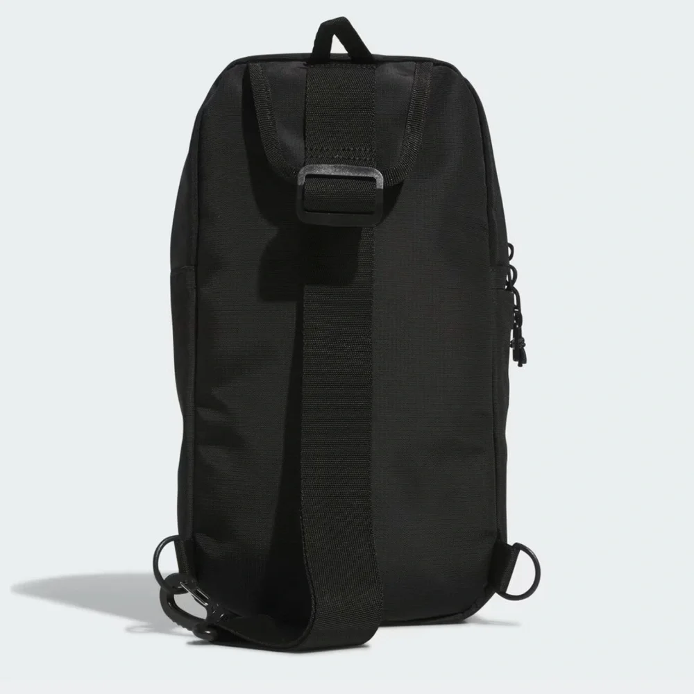 adidas Utility 4 Sling Bag, Men's, Adjustable Strap, Zip Closure, Black